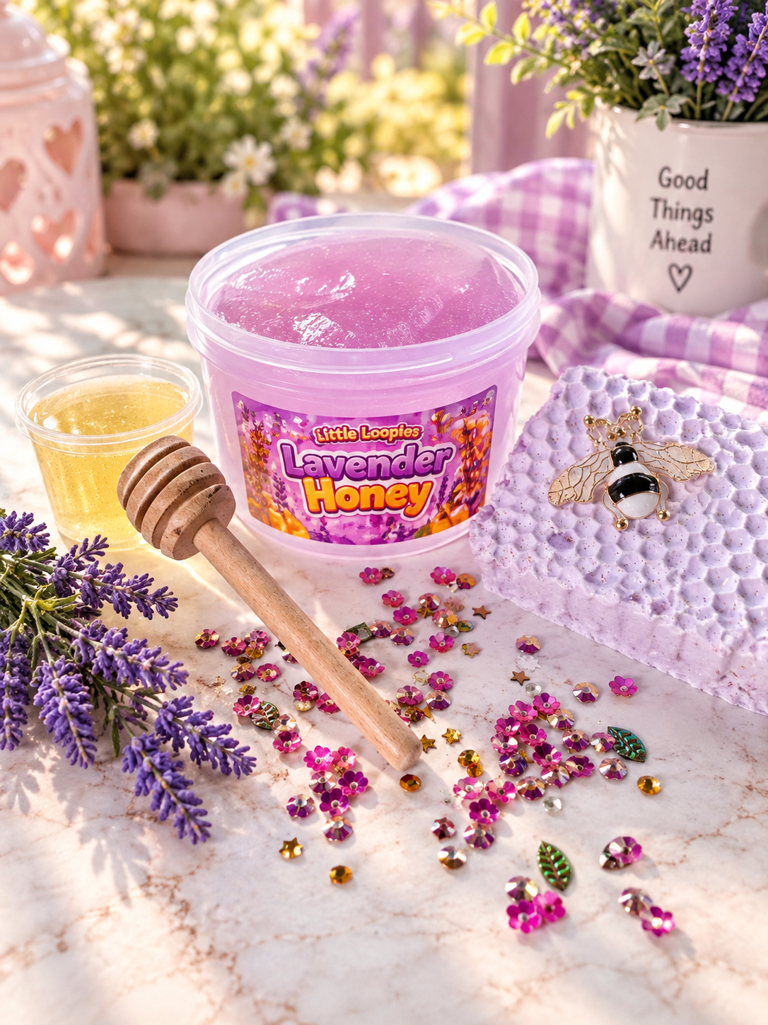 Lavender Honey DIY Slime Kit | Bee Jelly Slime