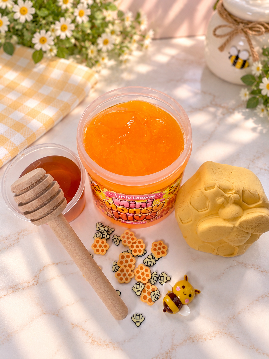 Mini Honey Hive DIY Slime Kit | Honey Slime | Bee Themed Slime