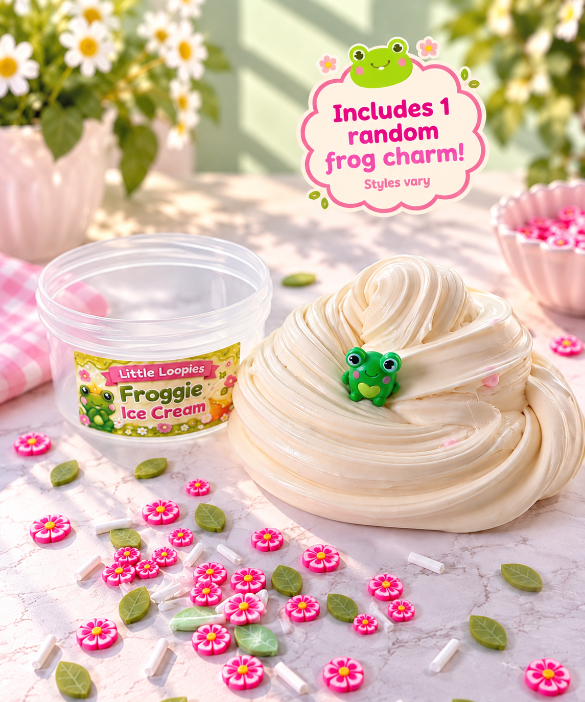 Froggie Ice Cream DIY Slime | Birthday Cake Dessert Slime