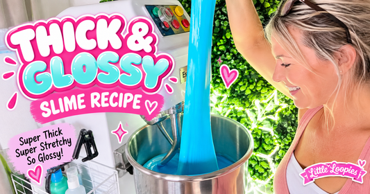 How to Make Thick & Glossy Slime |Easy Waffle Sundae Slime Recipe