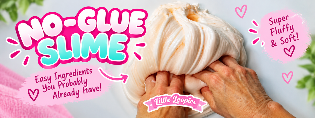 How to Make Super Fluffy No-Glue Slime