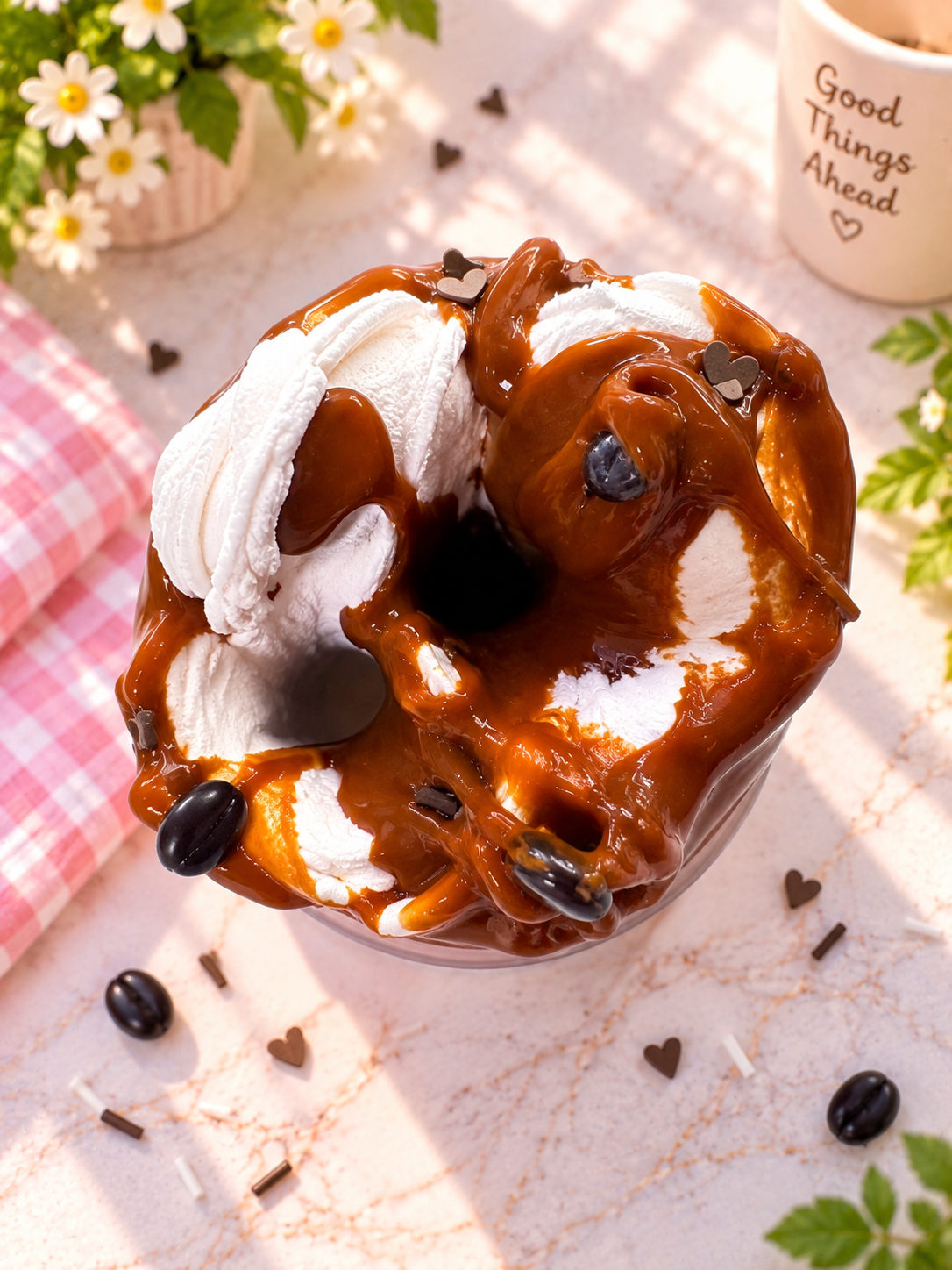 Mocha Frappe Thick & Glossy Slime | Coffee Dessert Slime