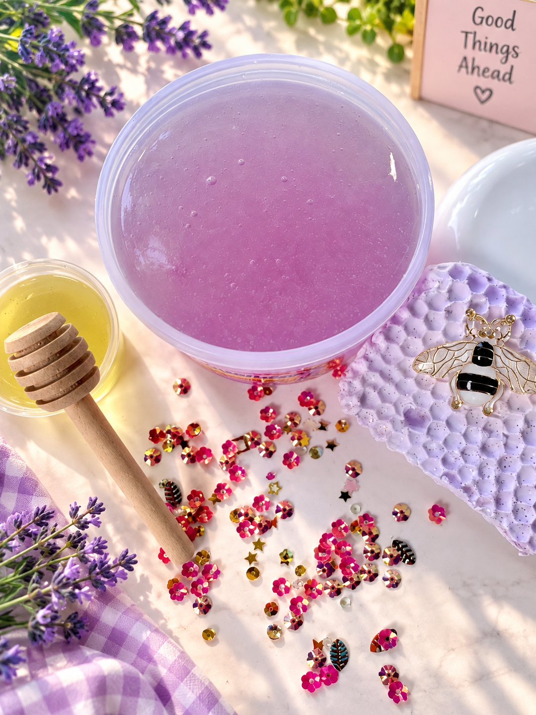 Lavender Honey DIY Slime Kit | Bee Jelly Slime