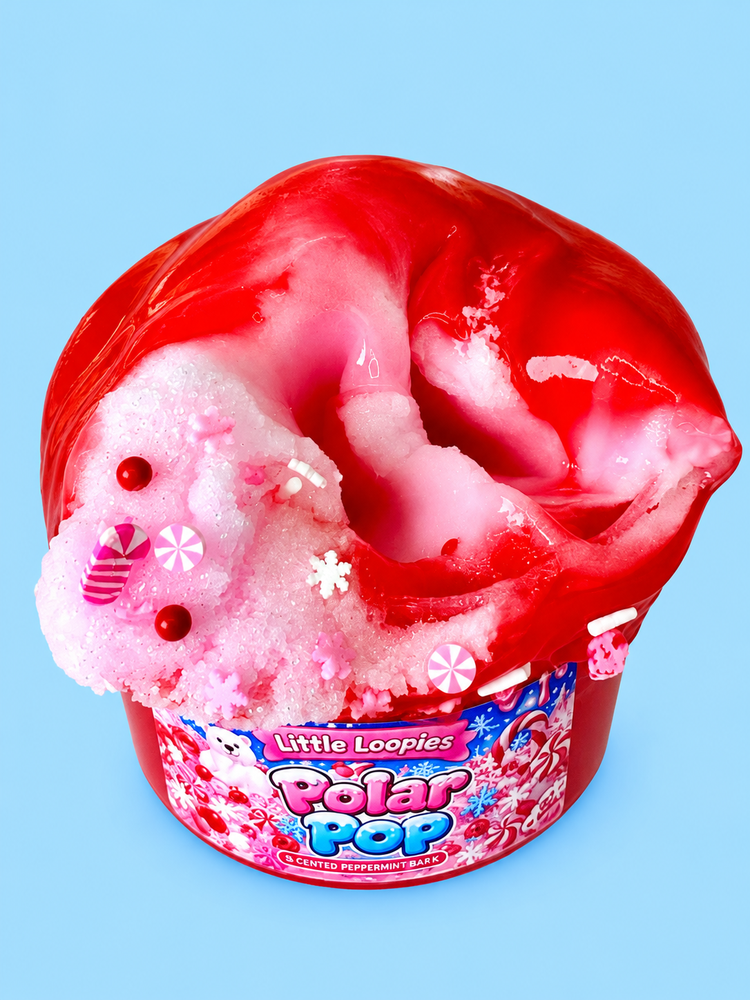 Polar Pop Jelly Slime with Icy Topper| Scented Slime kit| Jelly Slime
