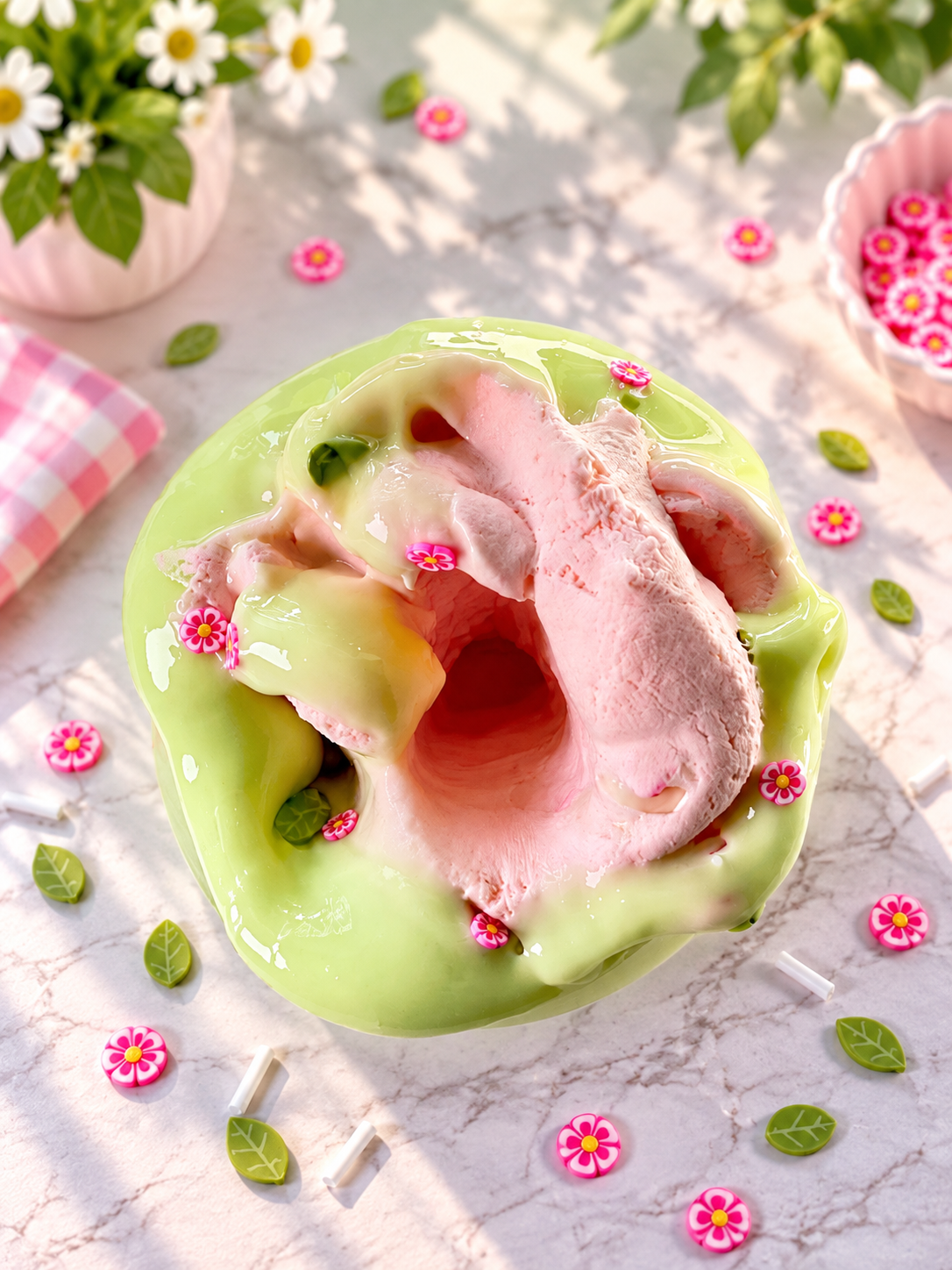 Froggie Ice Cream DIY Slime | Birthday Cake Dessert Slime